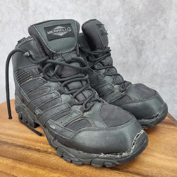 Merrell Moab 2 Tactical Combat Boots Mens 8 Black Waterproof Military‎ Shoes main image 12